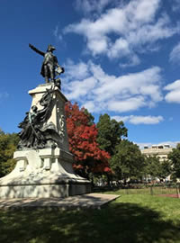 Red Maples opposite the White House