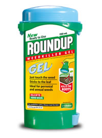 Quick and fast weed killer Roundup Gel