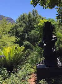 Gorgeous sculptures and views at Delaire Graff